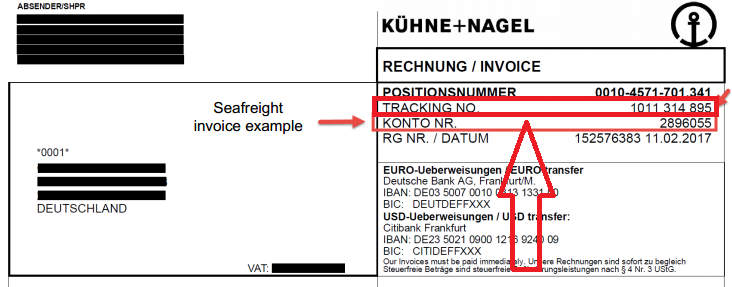 Kuehne nagel tracking